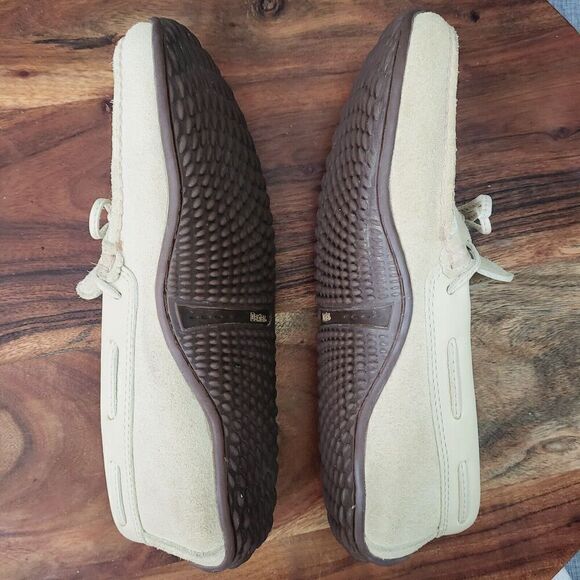 Dexter Leather Suede Driving Moccasin Light Sand Women’s Size: 8.5M - Picture 6 of 12